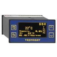 Термодат-16Е6-Н - одноканальный регулятор температуры по программе и электронный самописец с графическим 2,5