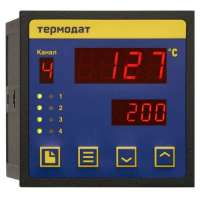 Термодат-13К6 - двух-, трех- или четырехканальный ПИД-регулятор температуры и аварийный сигнализатор со светодиодными индикаторами