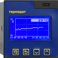 Термодат-16М6 - одноканальный регистратор температуры, аварийный сигнализатор с графическим 3,5