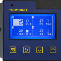 Термодат-17Е6 - двух- или четырехканальный регулятор температуры по программе и электронный самописец с графическим 3,5