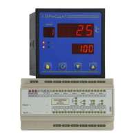 Термодат-22  Измеритель и регулятор температуры, светодиодная индикация, 8-24 измерительных канала