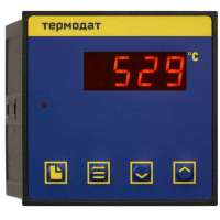 Термодат-10М7-А -  одноканальный измеритель температуры, аварийный сигнализатор и ПИД-регулятор со светодиодными индикаторами