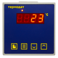 Термодат-10М7-М -  одноканальный измеритель температуры, аварийный сигнализатор и ПИД-регулятор со светодиодными индикаторами