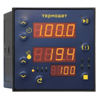 Термодат-13Т6 - Двух- или четырехканальный ПИД-регулятор температуры и аварийный сигнализатор со светодиодными индикаторами и дополнительной группой выходов и отдельной индикацией таймера