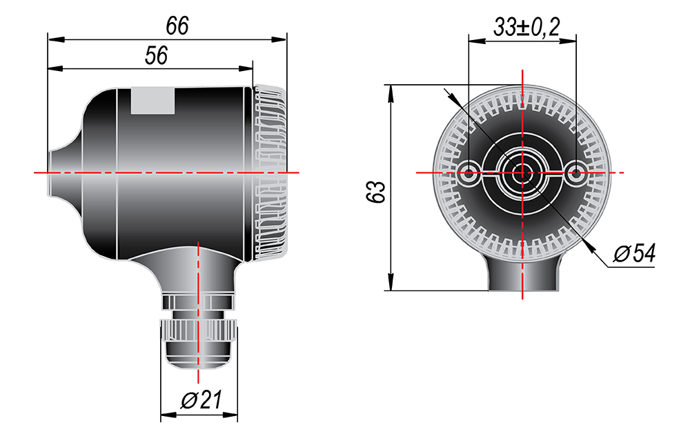 Конструктивное исполнение пластмассовой головки под НПТ-3 Конструктивное исполнение пластмассовой головки под НПТ-3