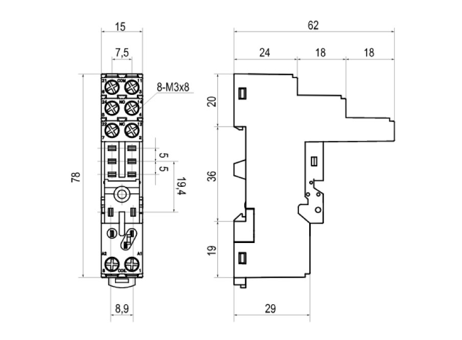 Габаритные размеры Габаритные размеры